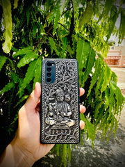 hanuman ji silver phone cover
