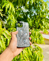 Parrot silver mobile case