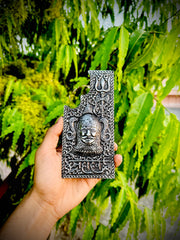 Mahakal silver phone cover