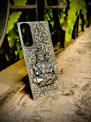 hanuman ji silver phone cover