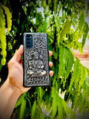 hanuman ji silver phone cover