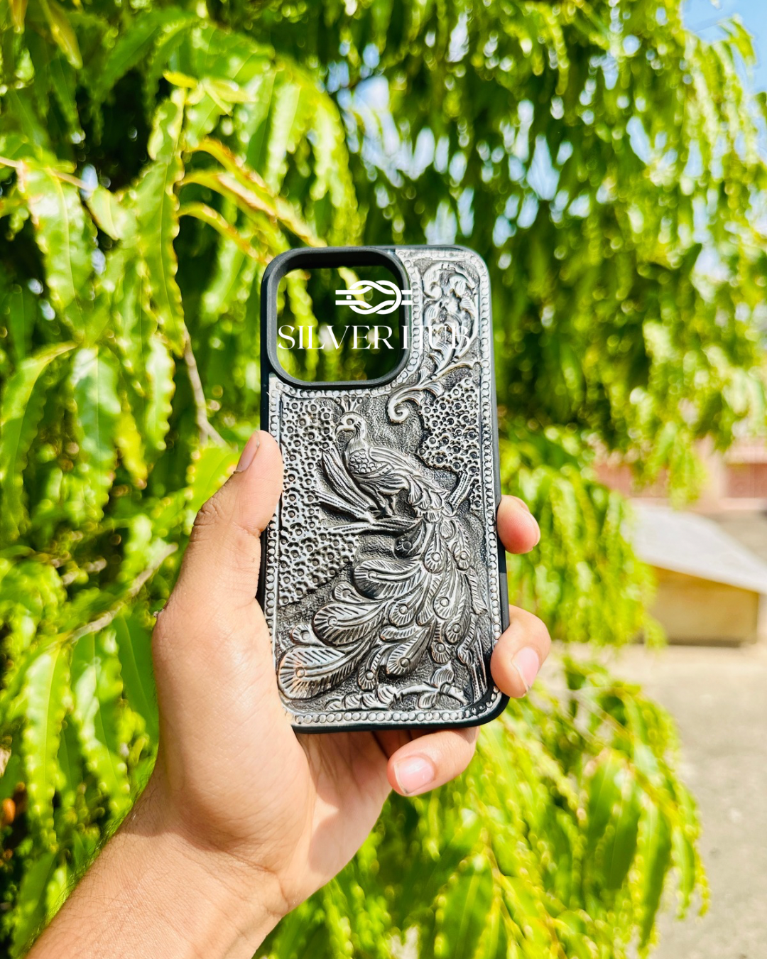 Peacock mobile cover